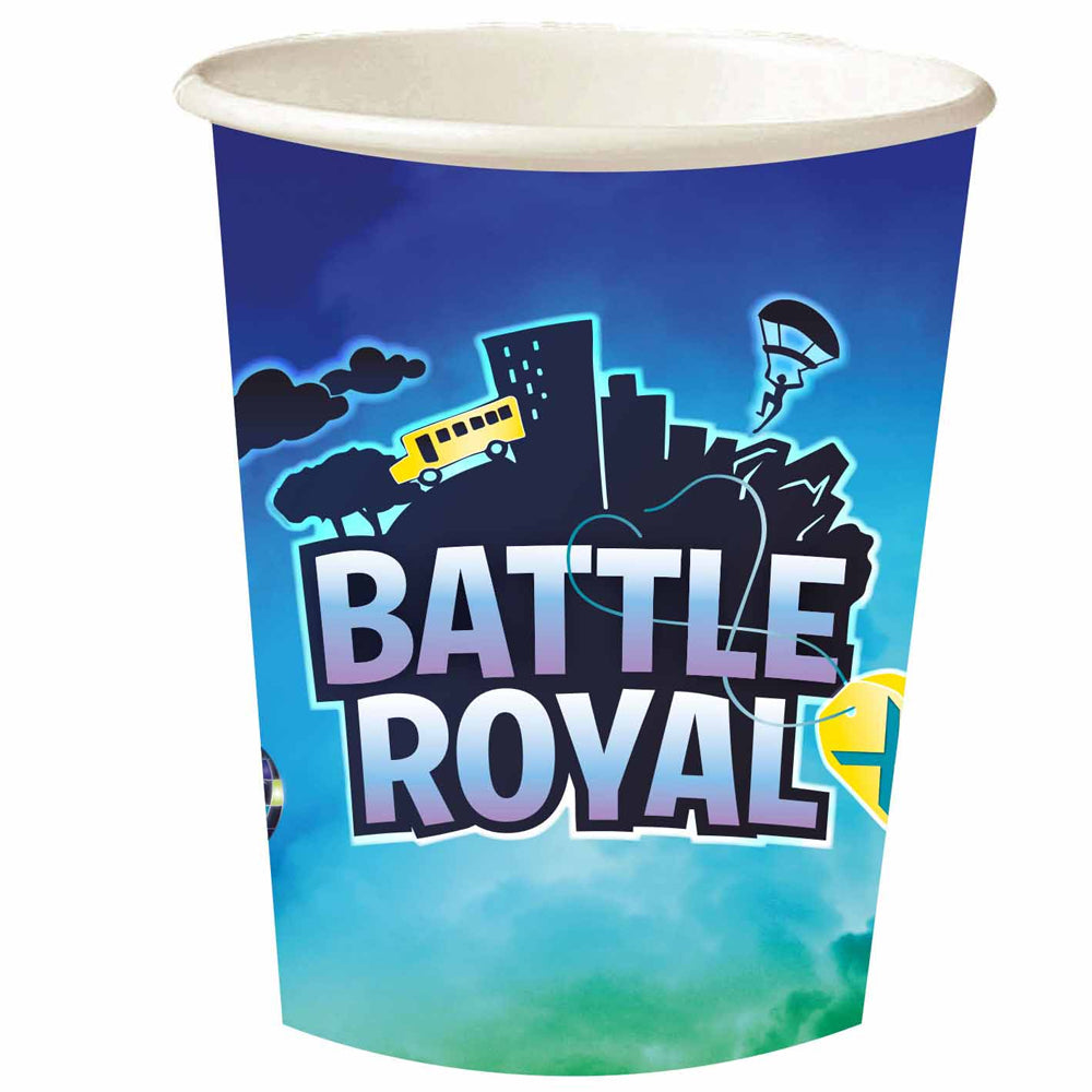 Battle Royal Paper Cups - 250ml - Pack of 8
