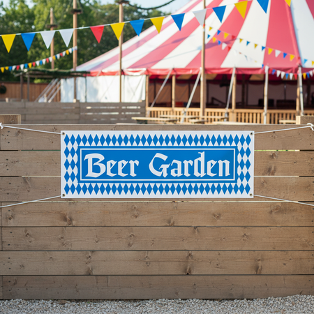 Beer Garden Sign Outdoor Oktoberfest