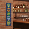Beer Party Banner on Wall with Home Bar