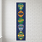 Beer Party Banner on White Brick Wall