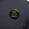 Best Dad in the Galaxy Badge - Extreme Close Up Angled