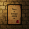 Betrayal Among Us Poster on Old Stone Wall