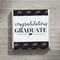 Black and White Graduation Square Chocolates - Pack of 16 - Self Assembly