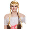 Long Blonde Wig with Plaits