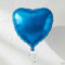 Blue Foil Heart Balloon - Corrected Shape