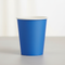 Blue Paper Cup Close Up Neutral Table Setting