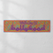 Bollywood Banner on White Textured Wall