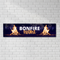 Bonfire Night Banner on White Brick Wall