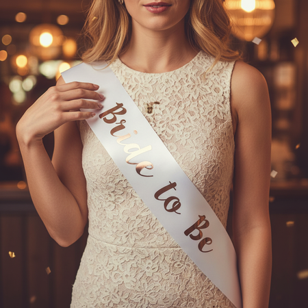 Bride To Be Sash Worn at Hen Party