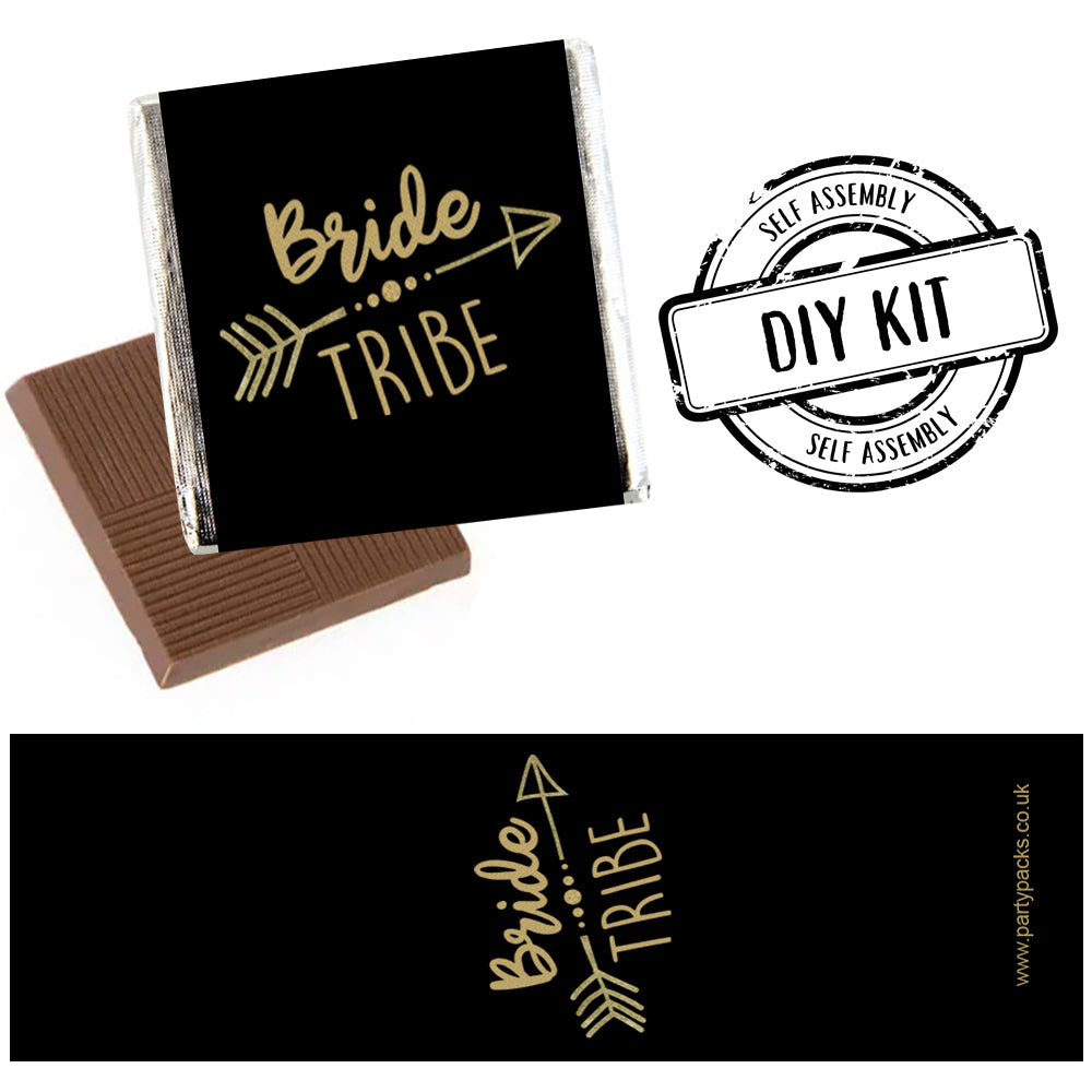 Bride Tribe Square Chocolates - Pack of 16