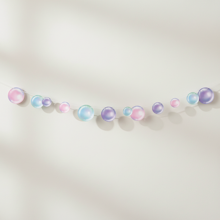 Bubbles Streamer on Neutral Wall