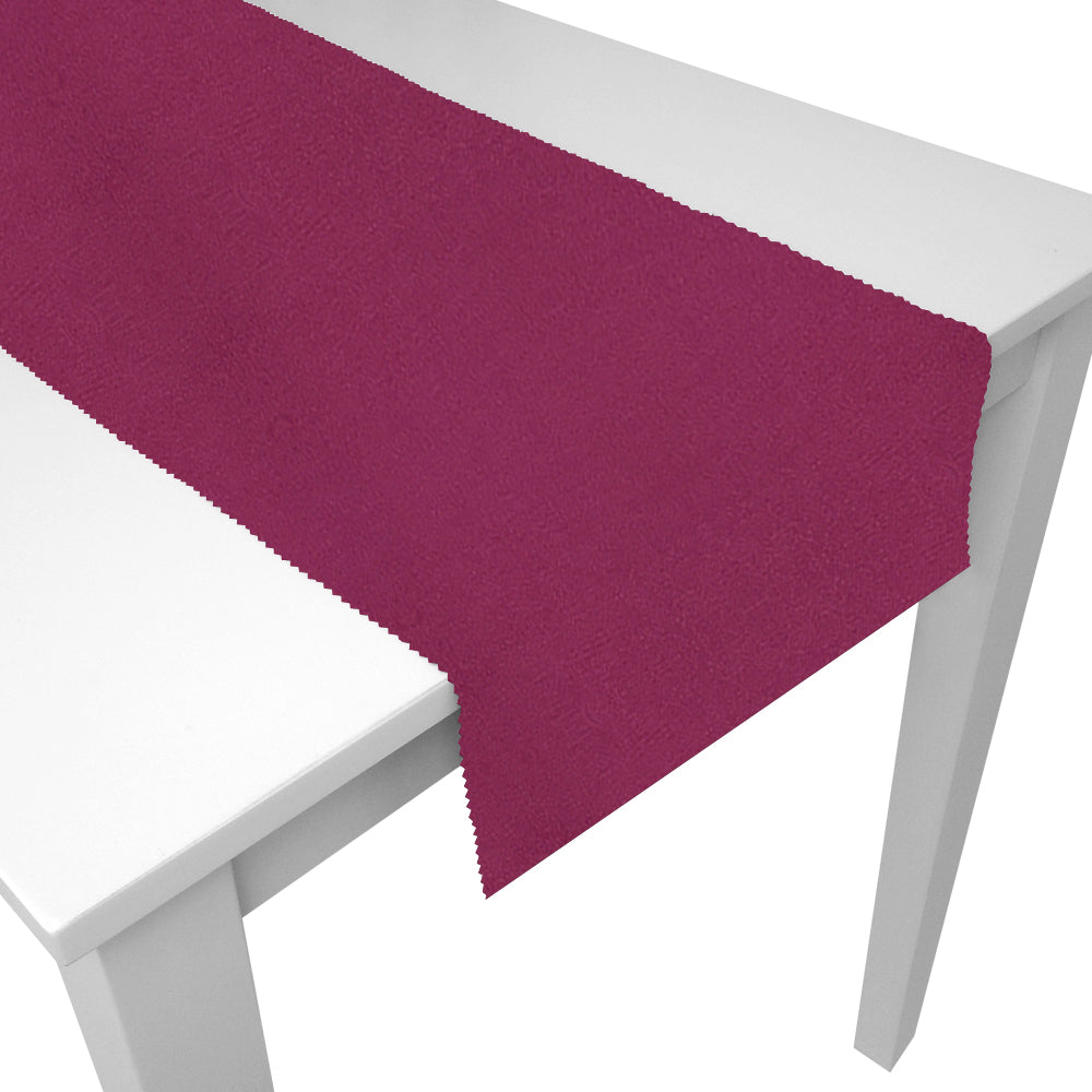 Burgundy Fabric Table Runner - 1.1m