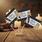 Burns Night cocktail flag set on a table with a candlelit vibe