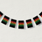 Celebrating Black History Bunting Draped on Wall with Light and Shade