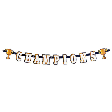 Champions Cardboard Letter Banner - 1.6m