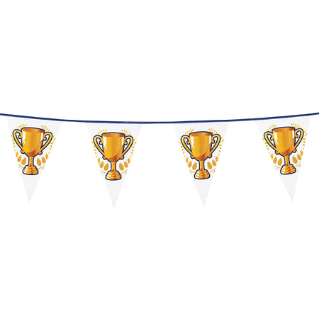 Champions Pennant Triangular Bunting - 6m