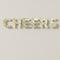 Cheers Gold Fringe Banner - 1.2m