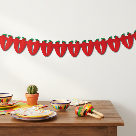 Chilli Bunting Mexican Party Scene