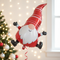 Christmas Gnome Balloon - Bright Festive Background