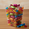 Clear Scalloped Sweet Jar with Sweets