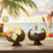 Coconut Cups Tropical Beach Party