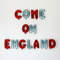Come On England Foil Balloons on Wall