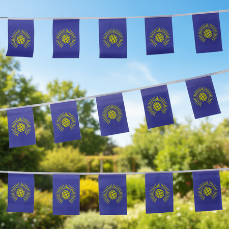 Commonwealth Bunting with Background