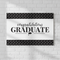 Congratulations Graduate Banner on White Brick Wall