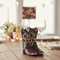 Cowboy Boots as photo holder lifestyle shot
