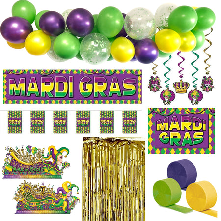 Mardi Gras Party Decoration Pack