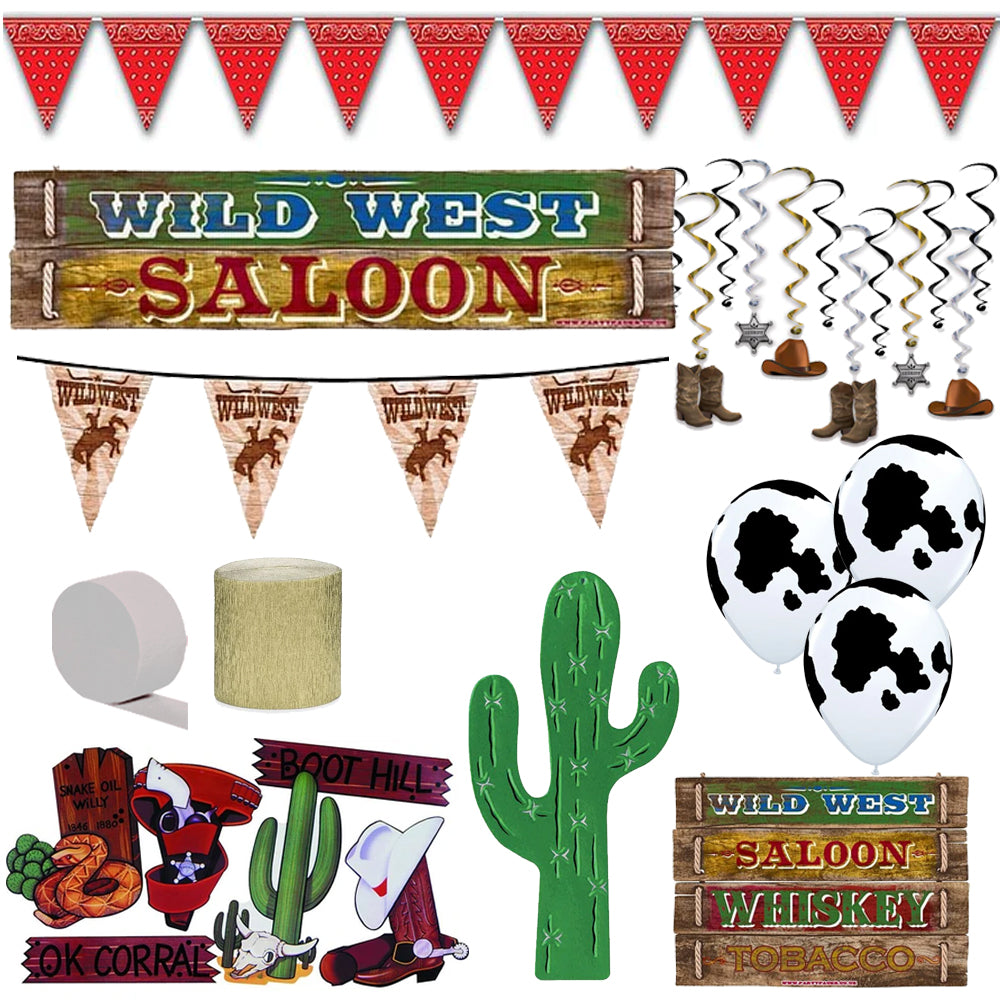 Wild West Decoration Pack