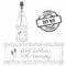 Diamond 60th Anniversary Personalised Champagne Bubbles - Pack of 16