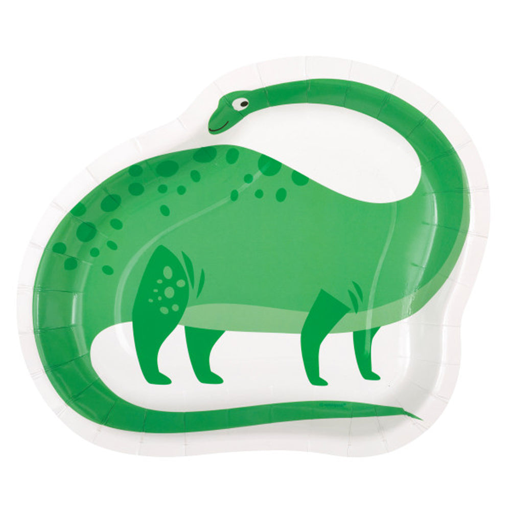 Dinosaur Paper Plates 20cm Pack Of 8 Party Packs Dinosaur paper plates 20cm pack of 8 party packs