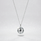 Disco Ball Necklace Plain Bright Background