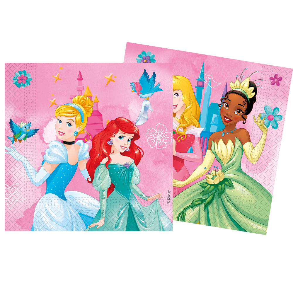 Disney Princess Paper Napkins - 33cm - Pack of 20