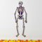 Day Of The Dead Card Skeleton Cutout - 1.4m
