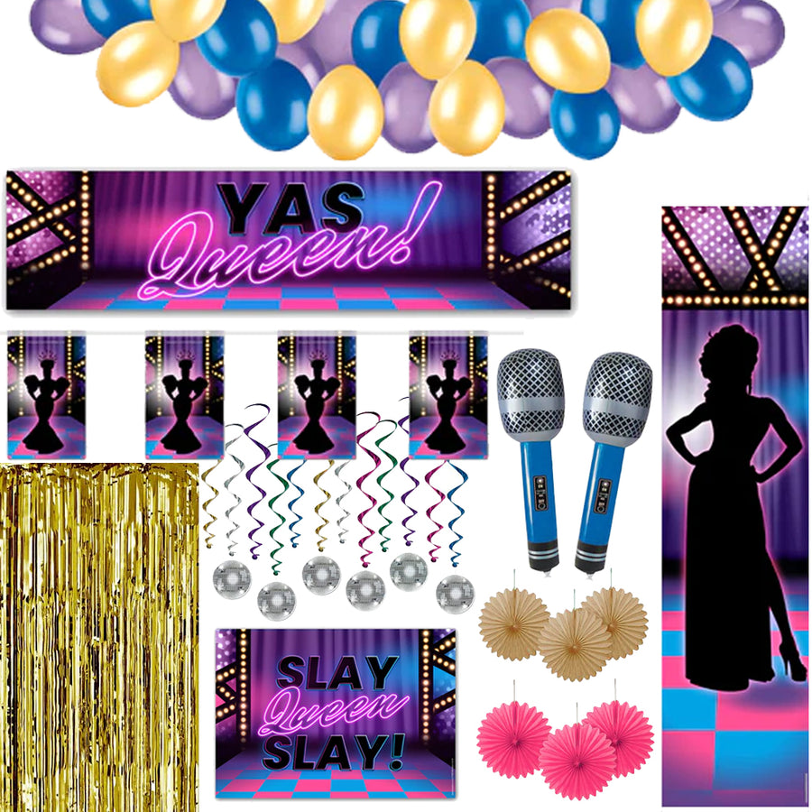 Drag Queen Decoration Pack | RuPaul’s Drag Race Party Decor – Party Packs