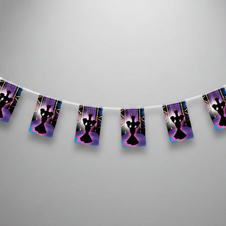 Drag Queen Paper Flag Bunting Party Decoration - 2.4m