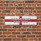 England Banner on Red Brick Wall