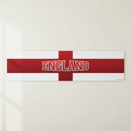 England Cross Banner on Wall