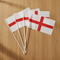 England Hand Flags Flat Lay on Wood