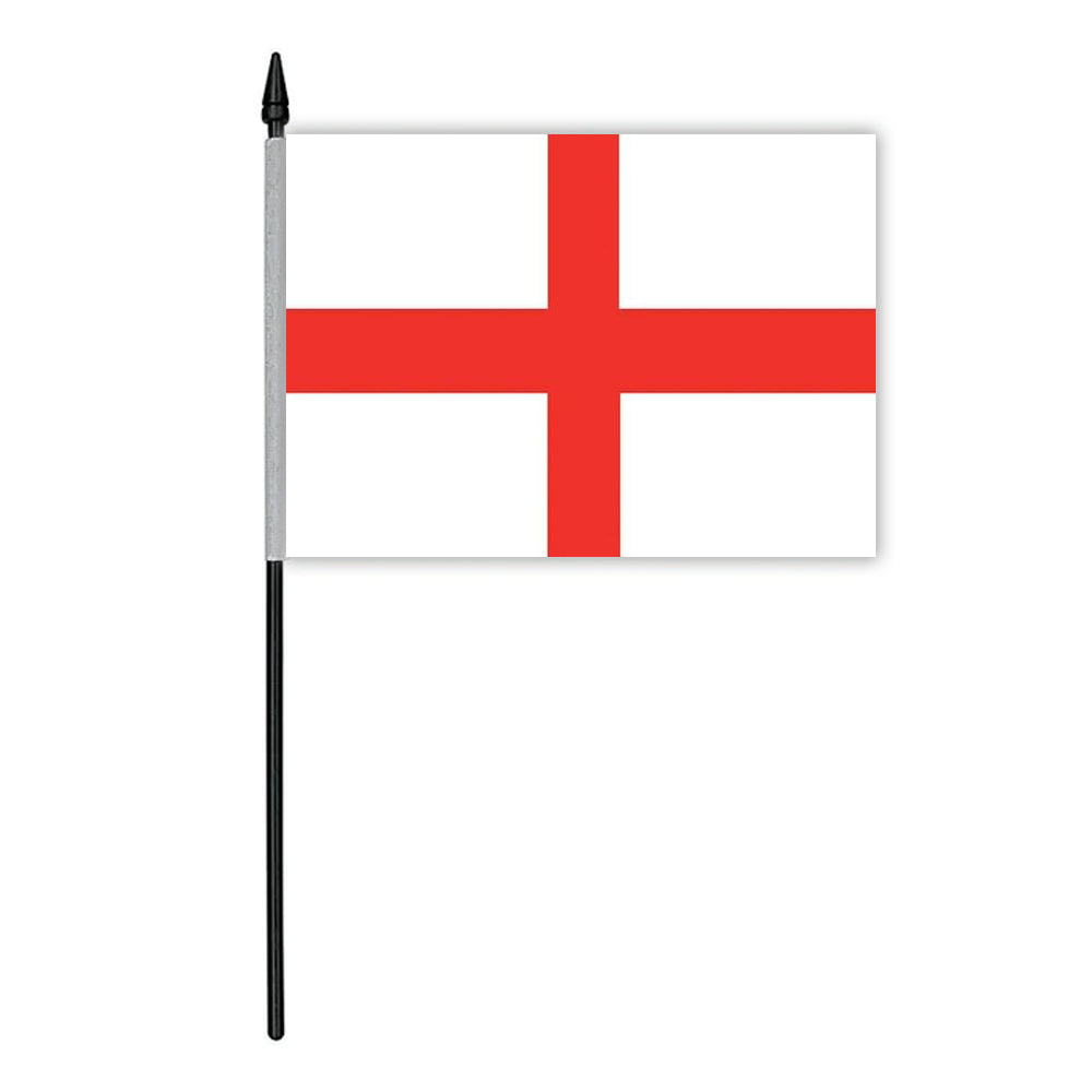 England St George's Cloth Table Flag - 4" x 6"