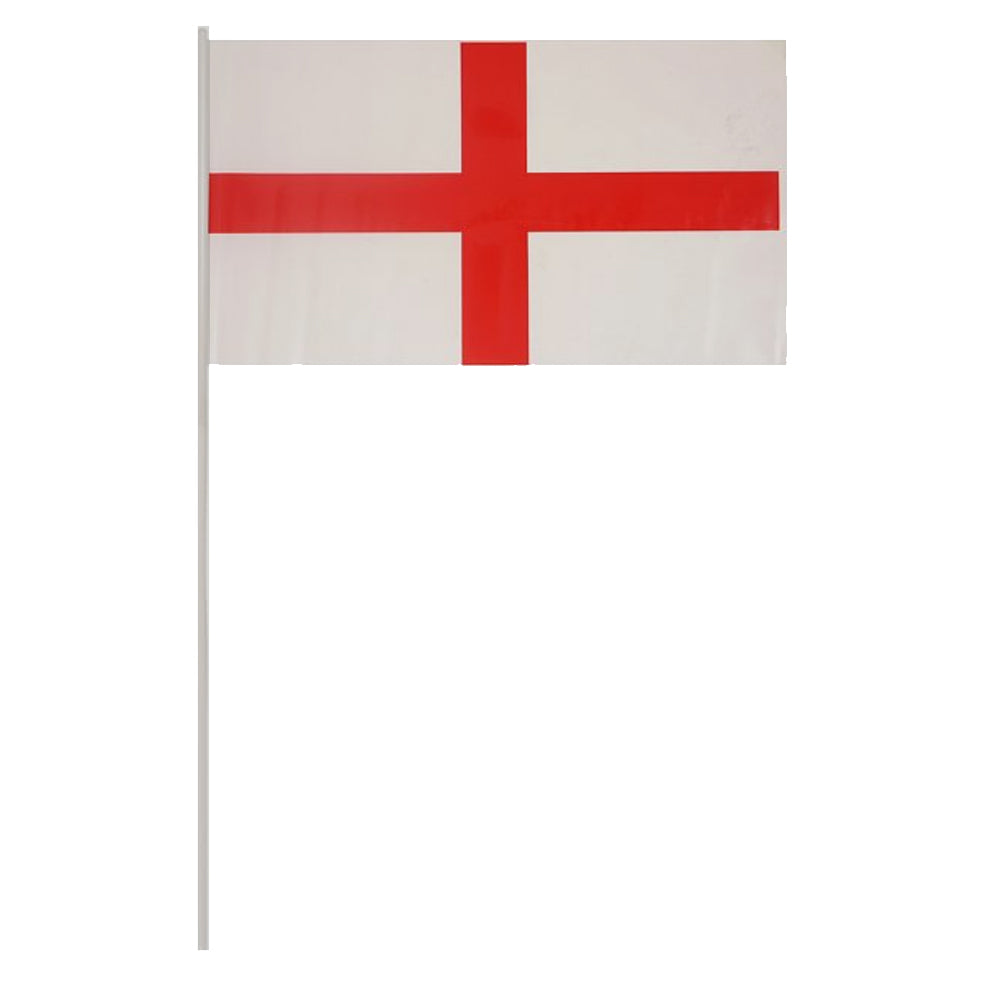 England St George PVC Hand Waving Flag - 11" x 7"