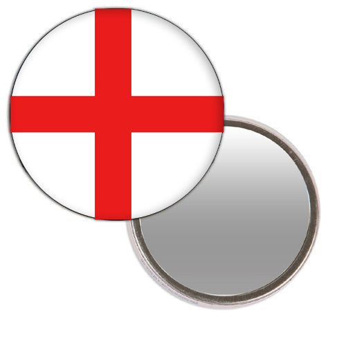 England St. George's Flag Mirror - 58mm - Each
