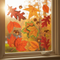 Fall Leaf Window Clings on Glass