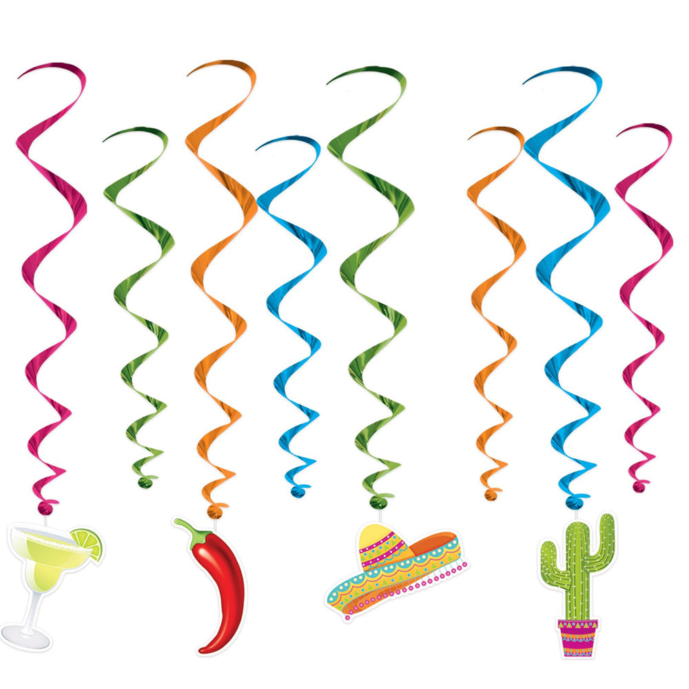 Fiesta Whirls - 74cm - Pack of 24 – Party Packs