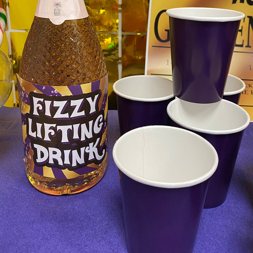 Wonka Chocolate Factory Fizzy Lifting Drink Bottle Labels - Sheet of 4