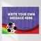 Football 2026 Personalised Poster on Wall