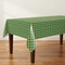 Football Pattern Tablecloth on Table with Floor and Wall
