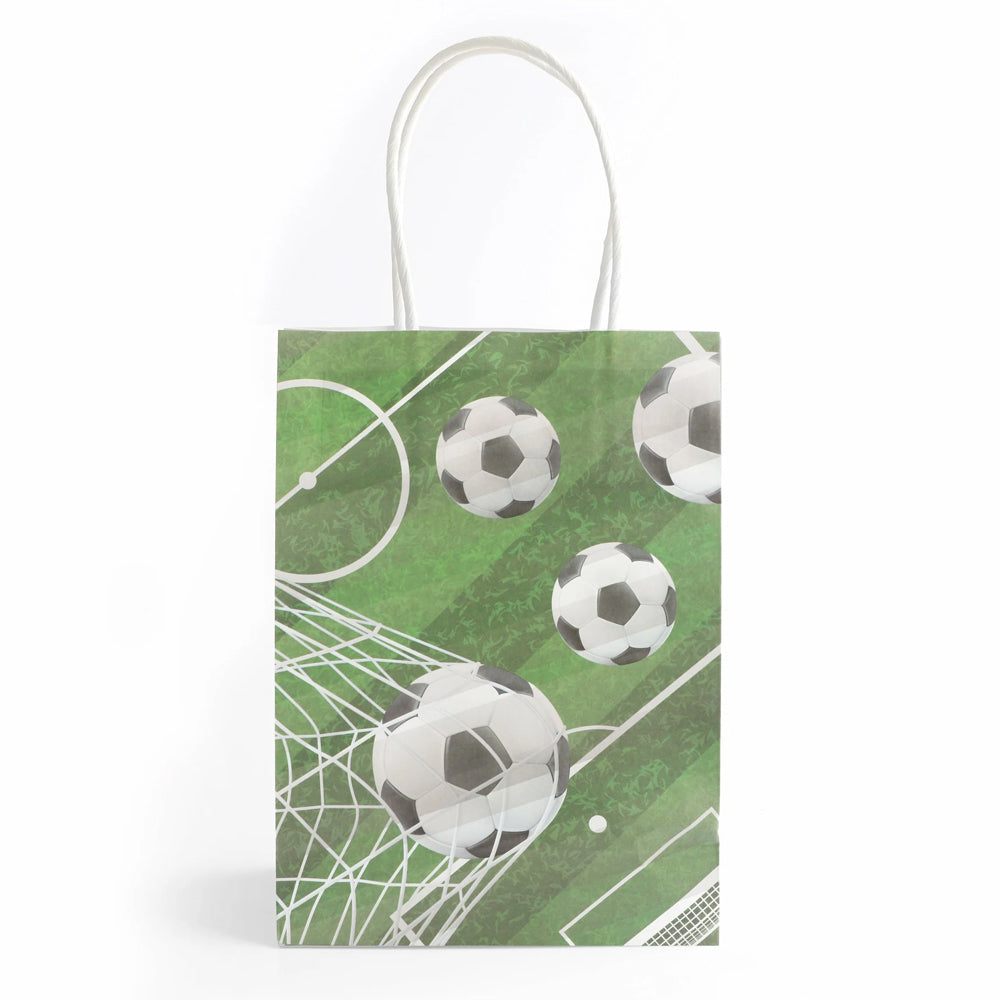 Football Paper Party Bags - 21cm - Each